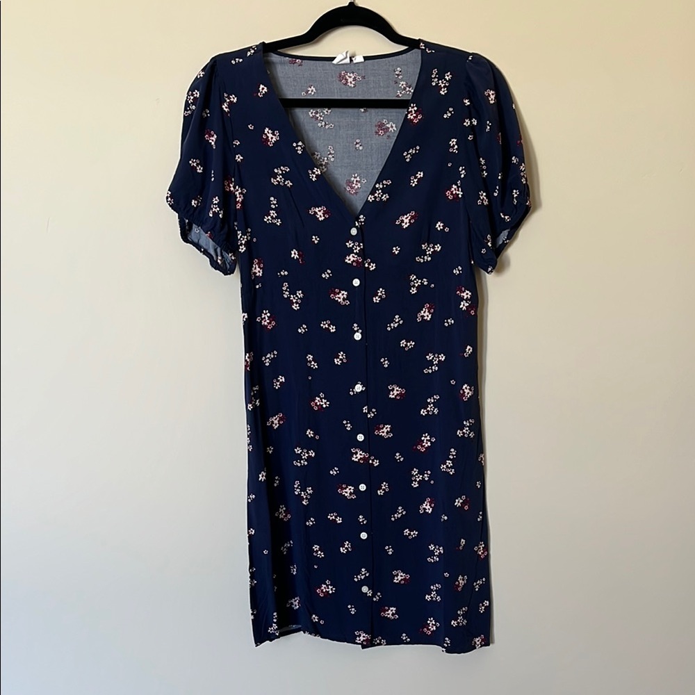 GAP Floral Navy Dress